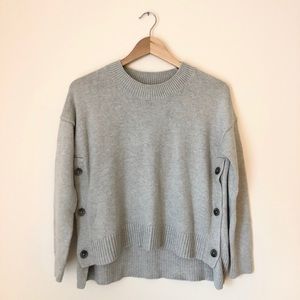 Madewell Brownstown side-button sweater